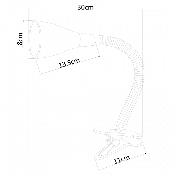 Настольная лампа на прищепке Arte Lamp Cord A1210LT-1MG