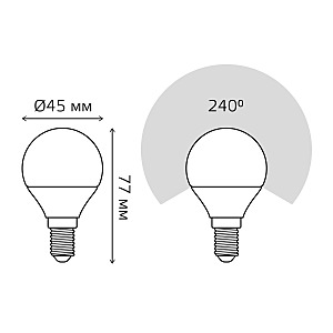Светодиодная лампа Gauss 105101107