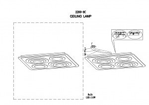Потолочный LED светильник F-Promo Ledolution 2280-8C