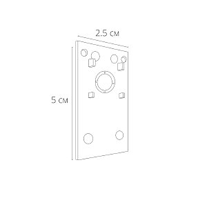 Коннектор-заглушка для магнитного шинопровода Arte Lamp Linea-Accessories A482033