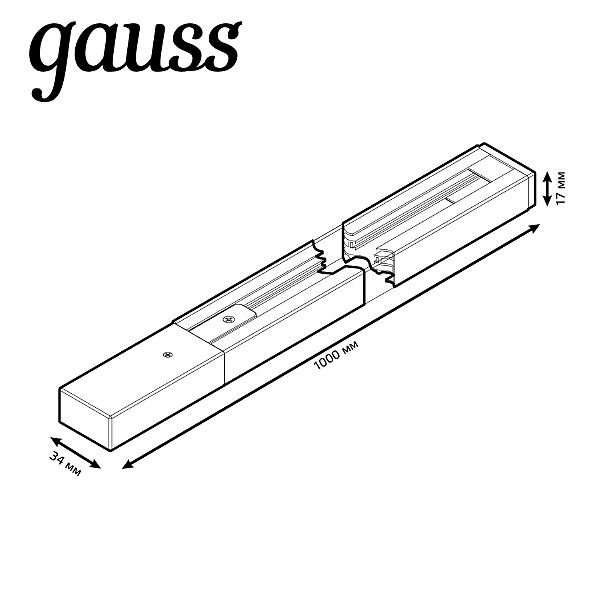 Шинопровод Gauss Track TR101