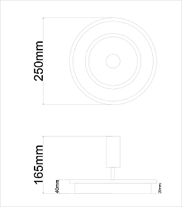 Светильник спот Arte Lamp Tommy A2607AP-20BK