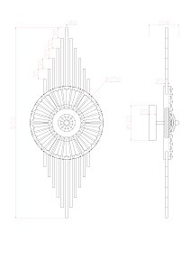 Настенное бра Arte Lamp Almaaz A2564AP-1PB