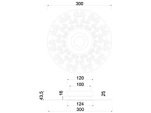 Настенный светильник Arte Lamp Biscotto A2643AP-1GO