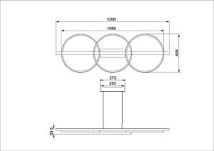 Подвесная люстра Arte Lamp Fluido A3913SP-24BK