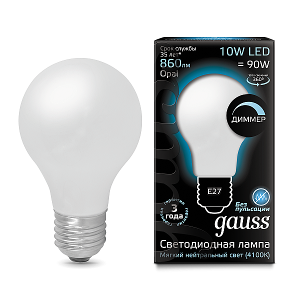 Светодиодная лампа Gauss 102202210-D