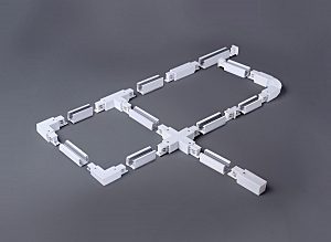 Комплектующие для трек-систем Elektrostandard TRC-1-3-FLEX-WH / Гибкий коннектор для трехфазного шинопровода (белый)