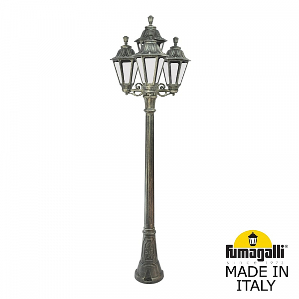 Столб фонарный уличный Fumagalli Rut E26.158.S31.BXF1R