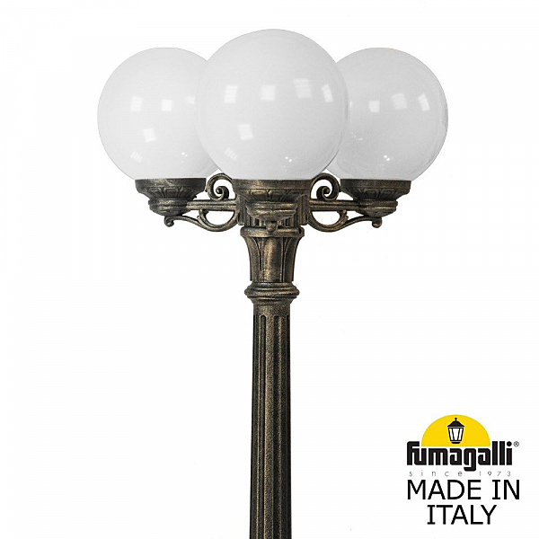 Столб фонарный уличный Fumagalli Globe 250 G25.158.S30.BYE27