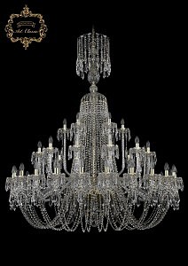 Подвесная хрустальная люстра 11.23 Art Classic 11.23.24+12+6.530.XL-172.Gd.Dr