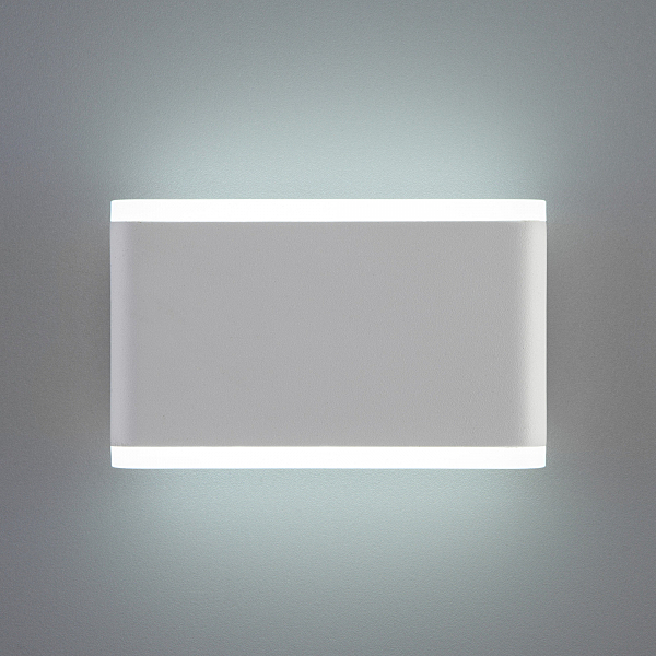 Уличный настенный светильник Elektrostandard Cover 1505 TECHNO LED COVER белый
