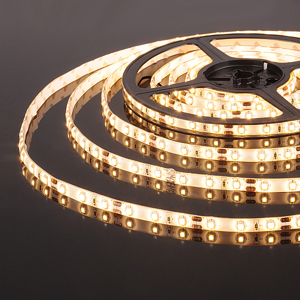 LED лента Elektrostandard Лента 12V Лента светодиодная 60Led 4,8W IP65 3300K теплый белый (2835 12V 60Led 4,8W IP65) a041000