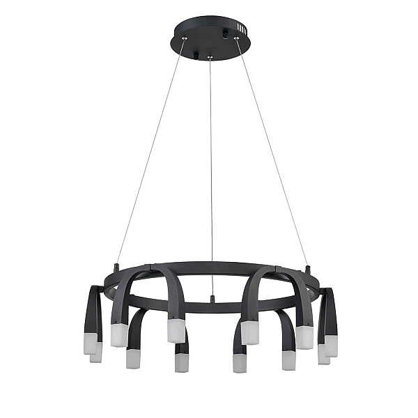 Подвесная люстра Vele Luce Negro VL7102P12