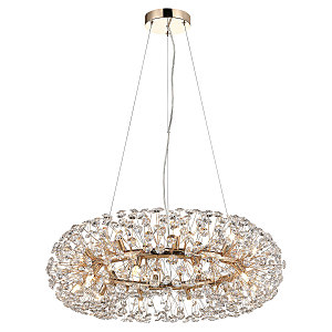 Подвесная хрустальная люстра Alaska Lussole LOFT LSP-8338