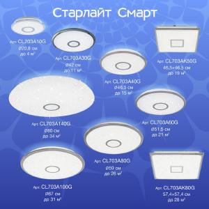 Потолочный LED светильник Citilux Старлайт Смарт CL703A140G