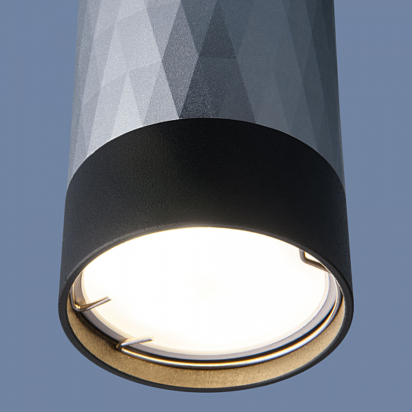 Накладной светильник Elektrostandard Mizar DLN110 GU10 черный/серебро