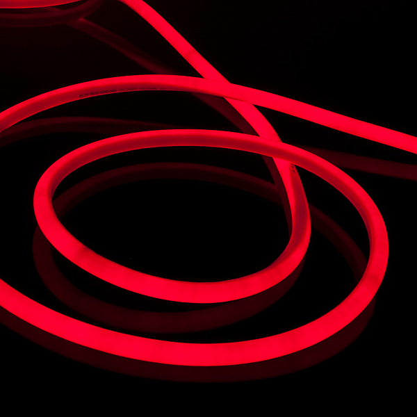 Светодиодный шнур Elektrostandard Набор гибкий неон LS003 220V 9.6W 144Led 2835 IP67 16mm круглый красный, 10 м