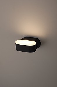 Уличный LED настенный светильник ЭРА  WL9 BK