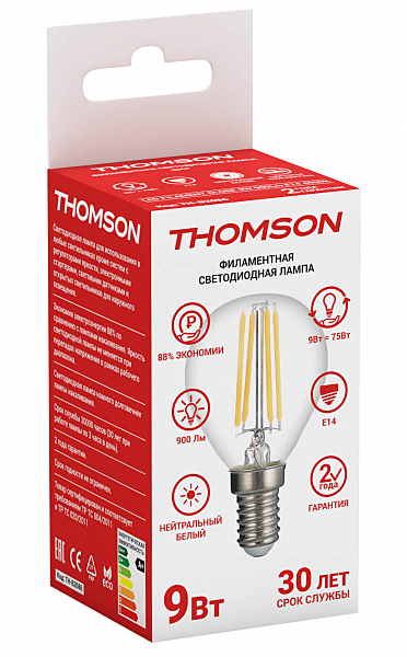 Светодиодная лампа Thomson Filament Globe TH-B2086
