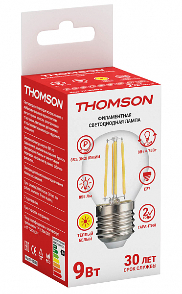 Светодиодная лампа Thomson Filament Globe TH-B2093
