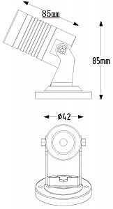 Светильник спот Deko-Light Mini 131006