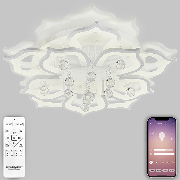Потолочная люстра Natali Kovaltseva HIGH-TECH LED LAMPS HIGH-TECH LED LAMPS 82029