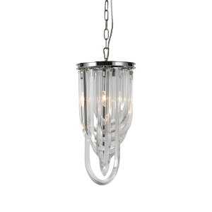 Светильник подвесной Delight Collection Murano Glass KR0116P(S) chrome