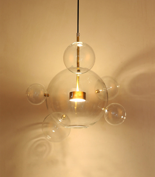 Светильник подвесной Delight Collection Bubbles KG0943P-1 gold