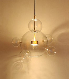 Светильник подвесной Delight Collection Bubbles KG0943P-1 gold