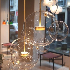 Светильник подвесной Delight Collection Bubbles KG0943P-1 gold
