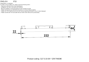 Трековый светильник Crystal Lux CLT 0.113 CLT 0.33 001 12W BL T4000K