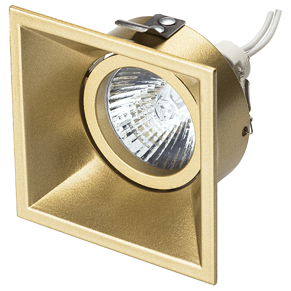 Светильник точечный встраиваемый декоративный под заменяемые галогенные или LED лампы Lightstar Domino 214503