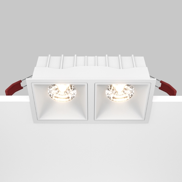 Встраиваемый светильник Maytoni Alfa LED DL043-02-15W3K-SQ-W
