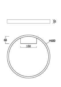 Светильник потолочный Maytoni Rim MOD058CL-L25BS3K