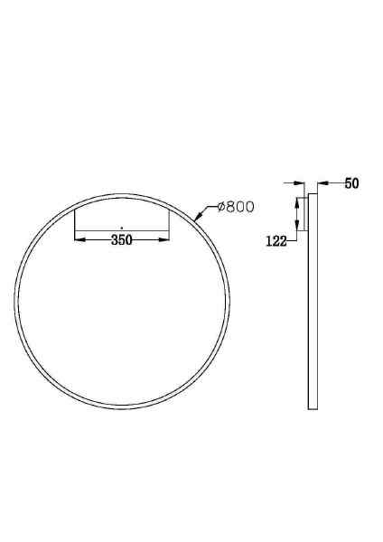 Настенный светильник Maytoni Rim MOD058WL-L50B3K