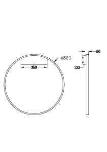 Настенный светильник Maytoni Rim MOD058WL-L50B3K