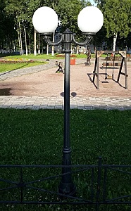 Столб фонарный уличный Fumagalli Globe 300 G30.156.S20.AYF1R