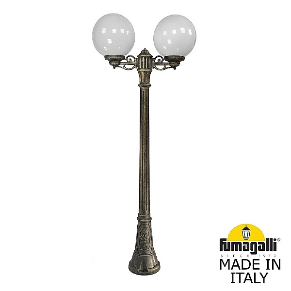 Столб фонарный уличный Fumagalli Globe 300 G30.158.S20.BYF1R