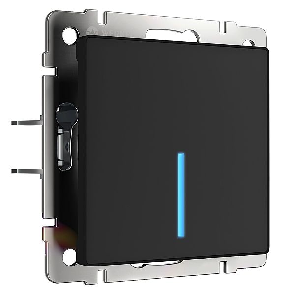 Выключатель Werkel W4510608/ Умный сенсорный выключатель одноклавишный (черный)