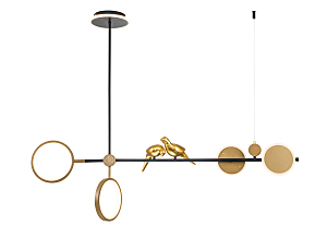 Подвесная люстра Arte Lamp Toliman A2613SP-4BK