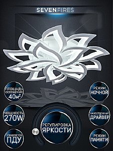 Потолочная люстра Seven Fires Lorens SF5018/15C-WT