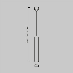 Светильник подвесной Maytoni Pendant P072PL-L12W4K-1