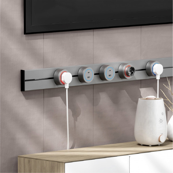 Шинопровод Arte Milano Am-track-sockets-39 392305TO/50 Black