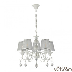 Подвесная люстра Arte Milano Am347620 347620/5 WT+SL