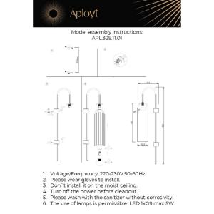 Настенное бра Aployt Arian APL.325.11.01