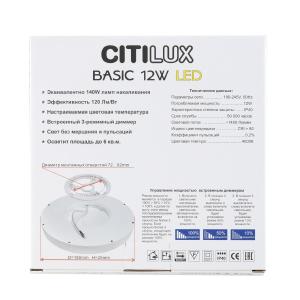 Светильник потолочный Citilux Бейсик CL738122N