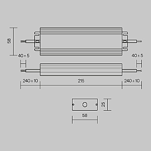 Блок питания Maytoni Power Supply Magnetic PSL008-100W-48V-IP67