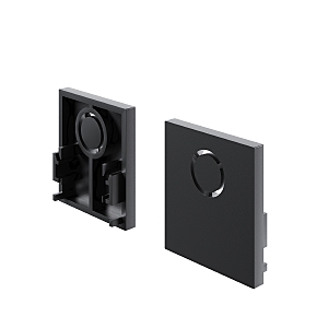 Заглушки для накладного низкопрофильного шинопровода Exility 2шт Maytoni Accessories for tracks Exility TRAM034EC-41B