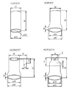 Патрон Kanlux Hldr-E27-F 2161