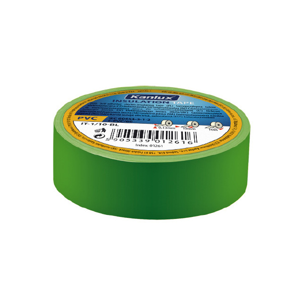Изолента зеленая KANLUX IT-1/20-GN Kanlux It-1/20-Gn 1274